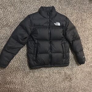 The North Face Kids Charcoal Puffer Jacket